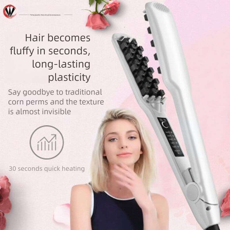 Volumizing Tool Corn Mini Lazy Curling Iron Root Lifting Foil Perm Unisex Hair Straightener