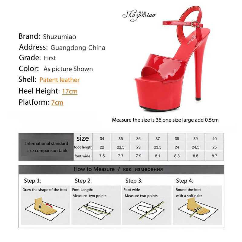 Brand New Sexy Strippers Dance Shoes Women Catwalk Show Sandals 13 15 17 CM High Heels Platform Girls Shoe Party Club Clearance Sale W250814