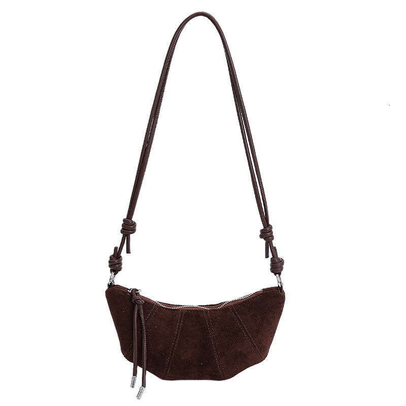 Fashion Horn for Women 2025 New French Niche Single Shoulder Versatile Crossbody Trendy Crescent Bag