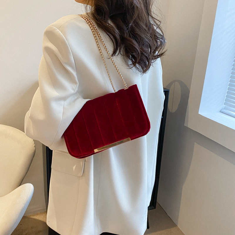 Luxury Brand Designer Bag Casual Commuting Single Shoulder Crossbody Bag For Women 2023 Spring New Fashion Simple Chain Small Square Bag