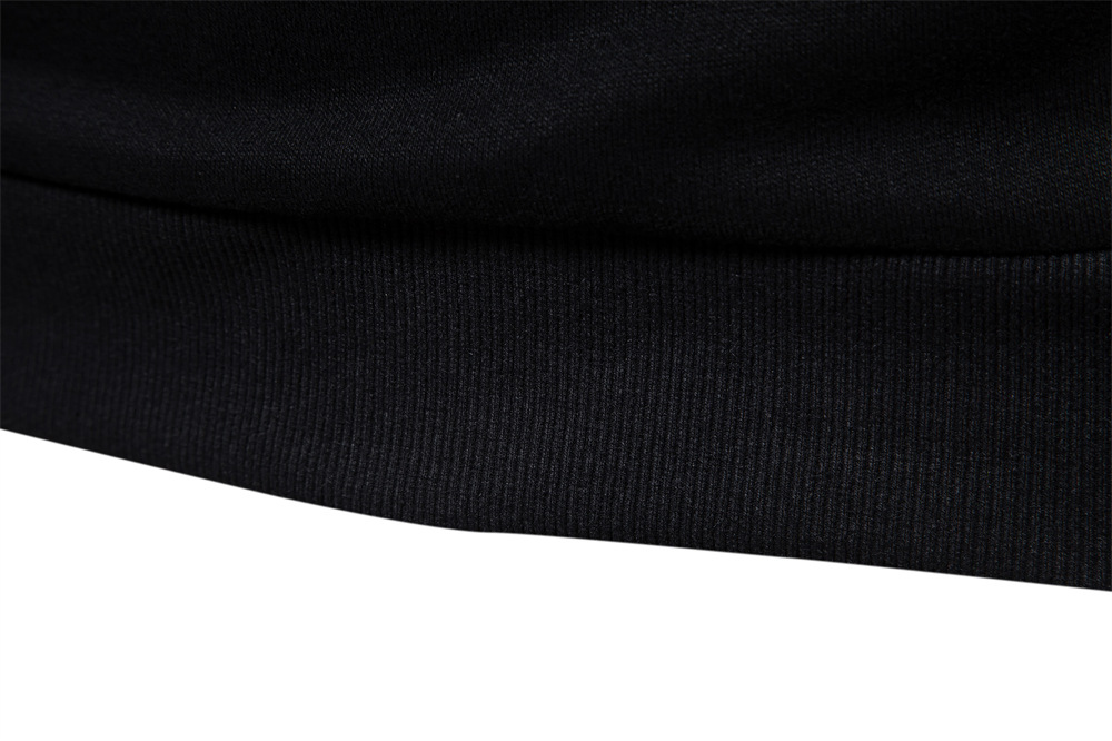 Men's Long Sleeve Patchwork Hoodie Slim Fit Casual Pullover Round Neck Sportswear Top European size: S-2XL