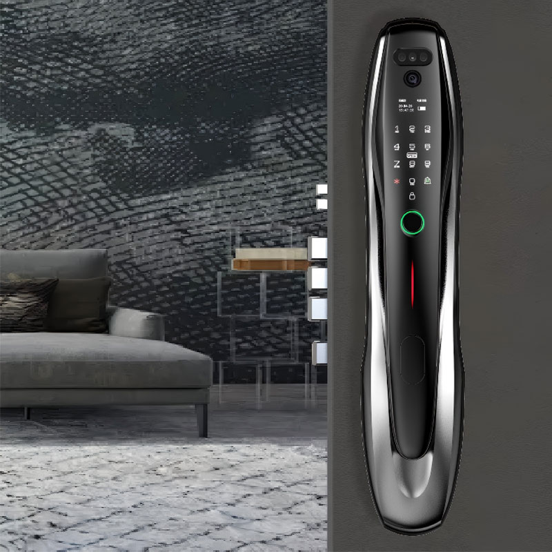 Application of Remote Secure Fingerprint and Facial Recognition Smart Home Door Lock RUBINHR1