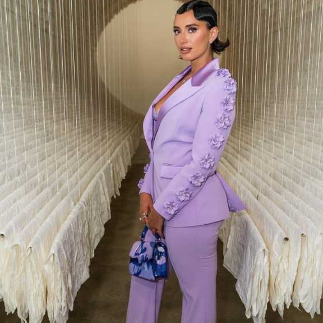 Customized Plus Size 2 Pieces Women Suits 3D Flowers Wedding Tuxedos Formal Office Ladies Jacket Outfits