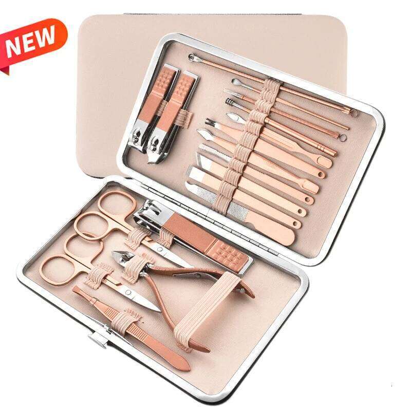 Manicure Acrylic Kit Clipper Set Semi Permanent Extension Nails Gel With UV Lamp Nail Drill Hine Tool Kit