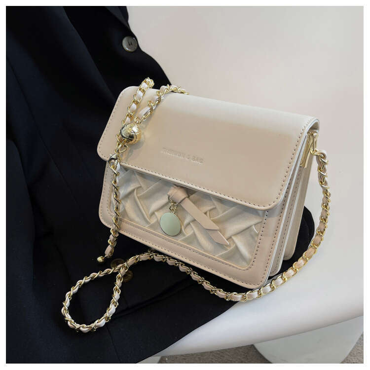 Fashion Flip Niche Small Square for Women 2025 New Versatile Chain Shoulder Crossbody Bag with High-end Feel