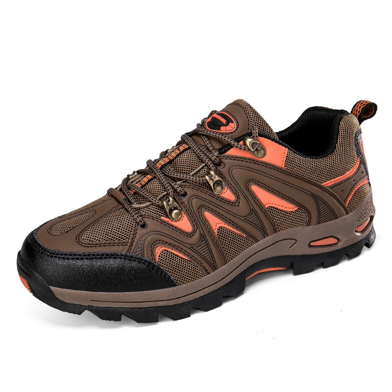 Men's mountaineering 2025 new anti-skid wear-resistant outdoor hiking travel shoes shock-absorbing professional trekking