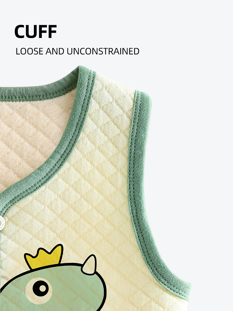 baby winter windproof cotton doublelayer thermal vest