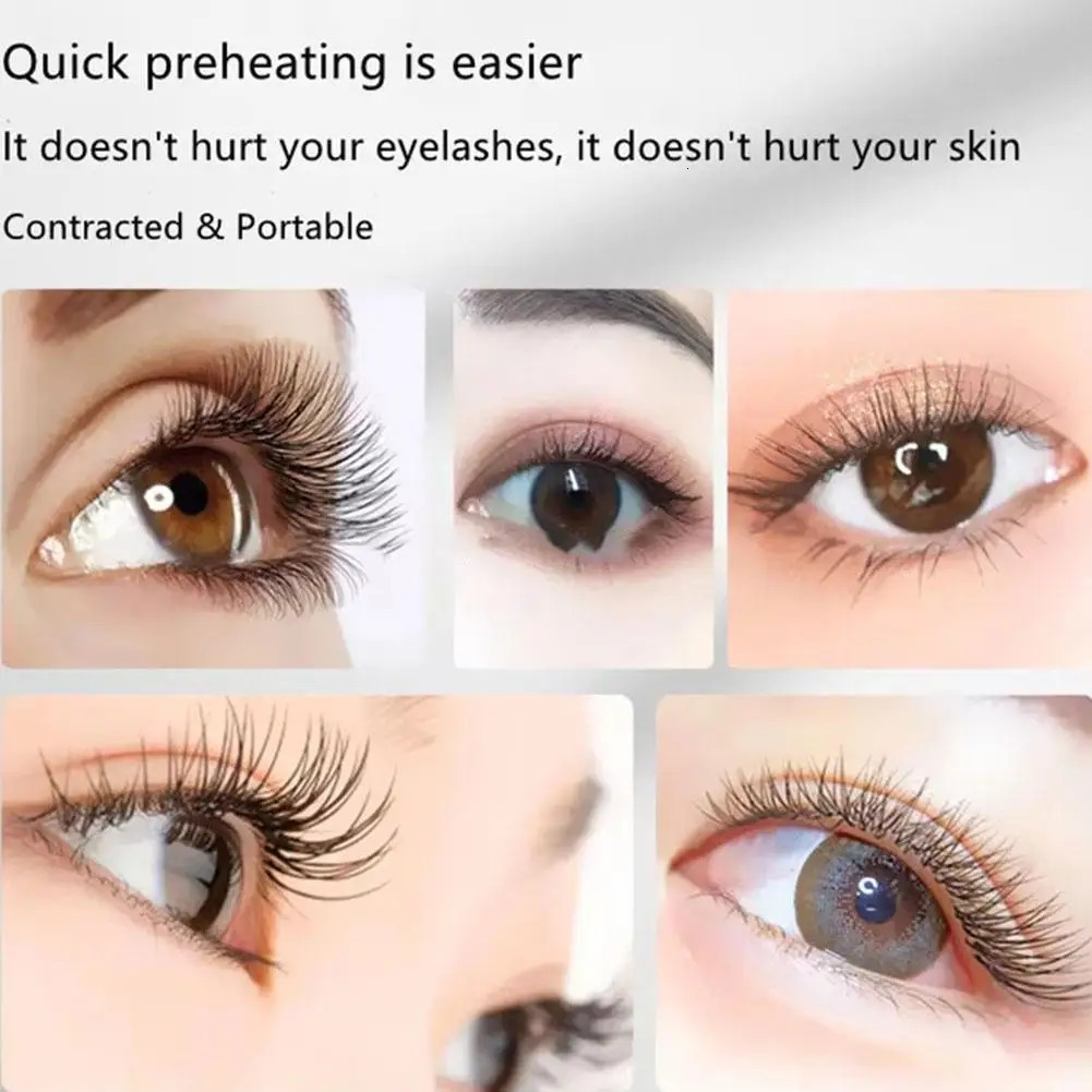 Electric Eyelash Curler Fast Heating Eyelash Curler Long-Lasting Eyelash Comb Professional Heated Curling Brush Makeup Tools 250813