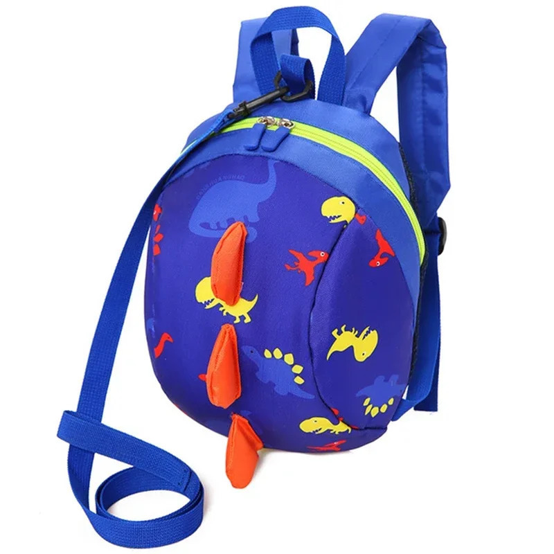 Infant Baby Dinosaur Safety Harness Backpack Toddler Kids Canvas Leash Anti-lost Kindergarten Bag Children Animal Schoolbags 250813