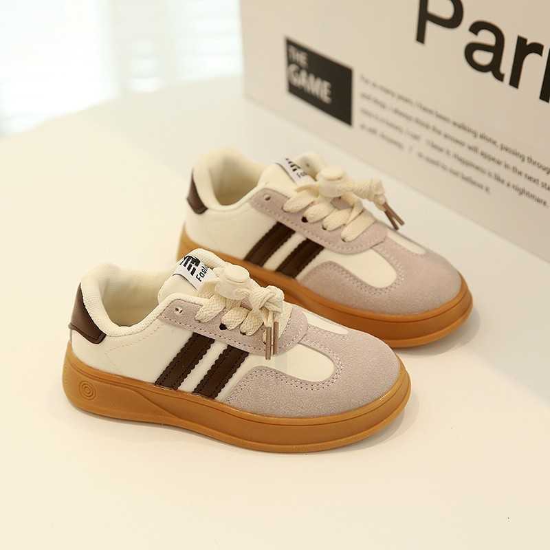 Kid Suede Color Splicing Casual Shoes Girl Boy Lace Up Sneakers 2025 Autumn Child Walk Running Sport Trainers Size 26-37 XJ250628