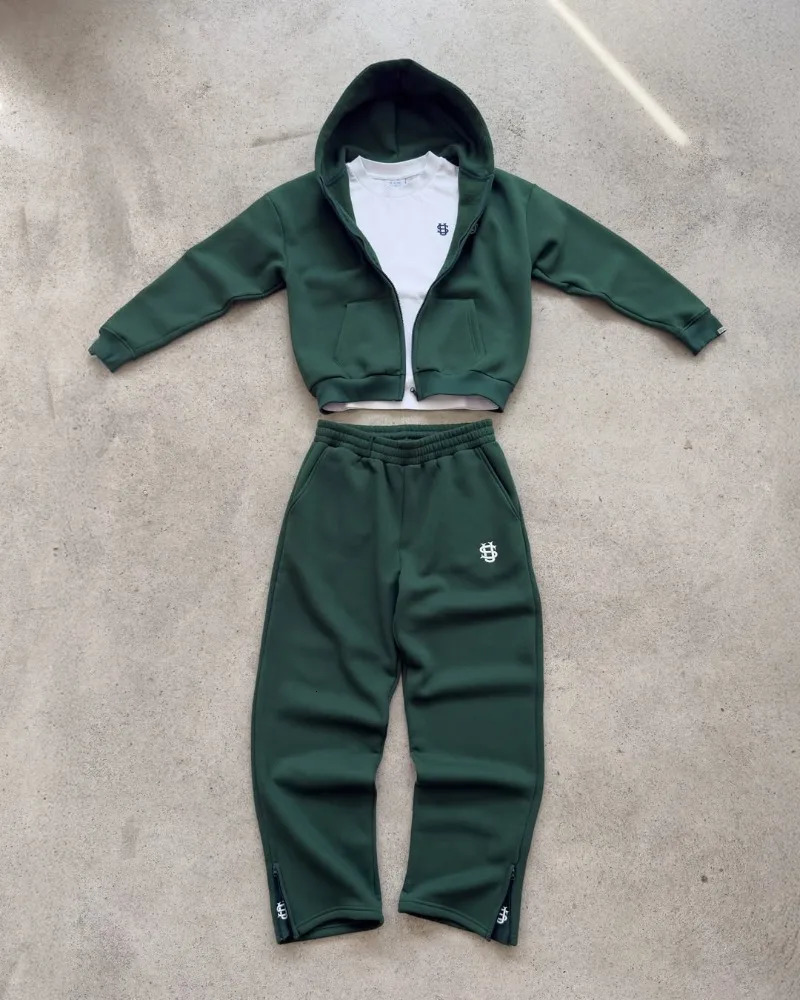 2025 Hip Hop High Street Rock Punk Zipper Hoodie Men Y2K Harajuku Fashion American Casual Oversized Sweatshirt Pants Women 250813