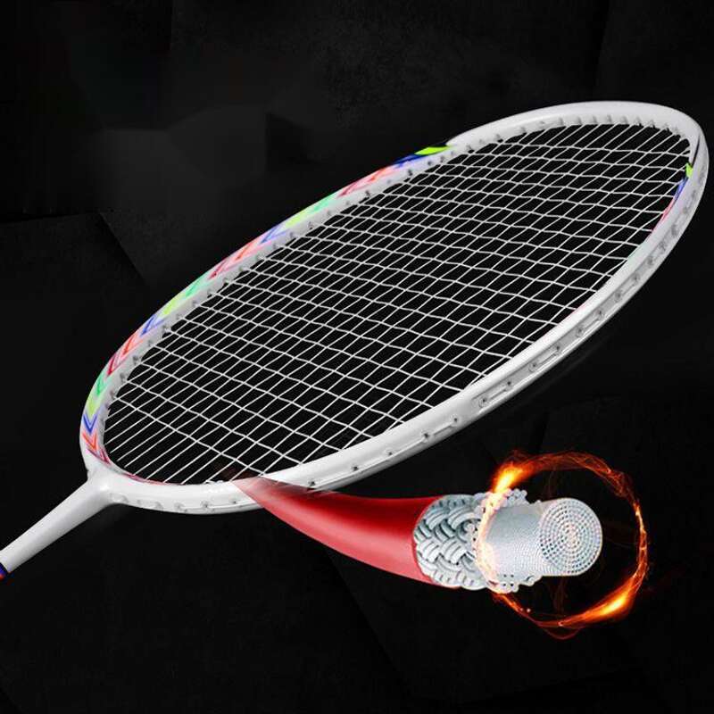 Feather Made Of All Carbon, Ultra Light And Durable, Beginner Training Single Racket, High Elasticity Adult Racket
