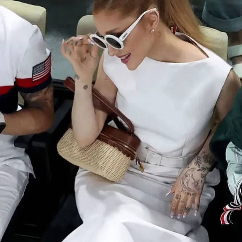 New Fashion Handwoven Straw Canteen Summer Tote Bags for Women PU Leather Shoulder Small Square Box Bag Wallets high-quality