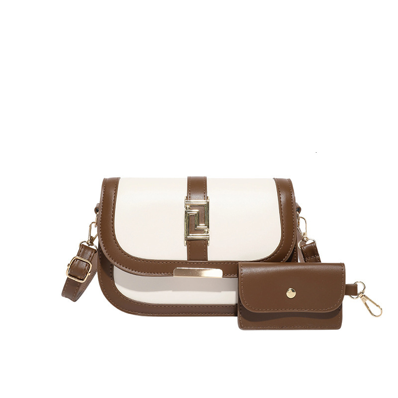 Luxury Brand Designer Bag Minimalist Retro Patchwork Small Square Bag For Women 2025 Summer New High-Value Fashion Korean Style Trendy Single Shoulder