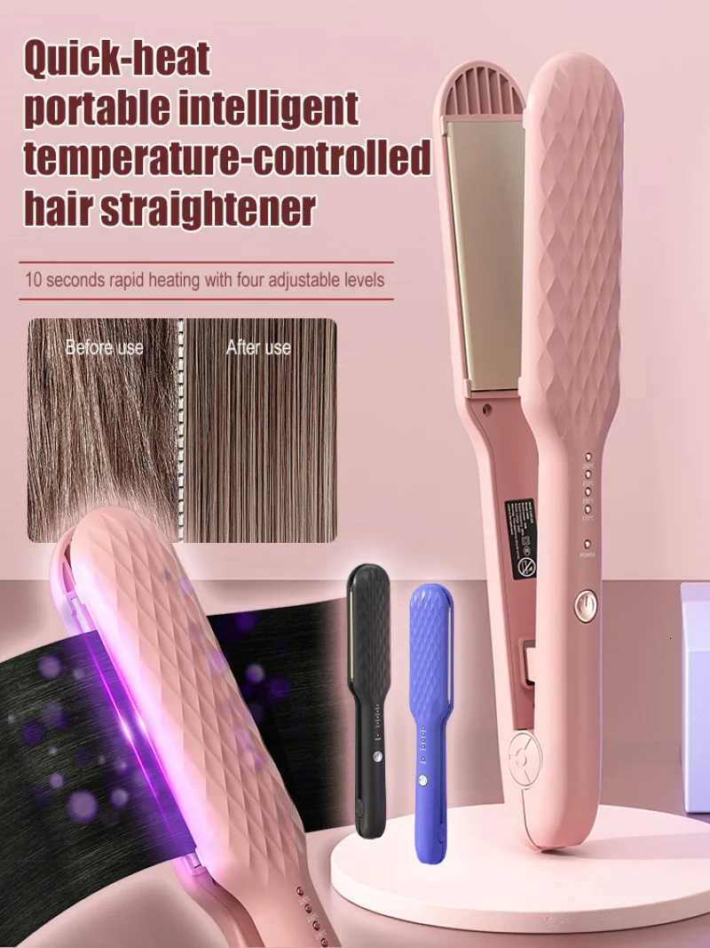 Hair Straightener Curler Fast Heating Portable Smart Temperature Control Hair Straightener 4 Levels Adjustable Temperature Mini W250814