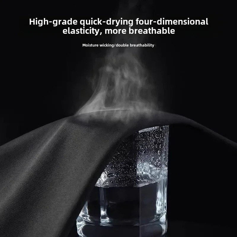 Sports Suits Mens Fitness Clothes Night Running Autumn Tight-fitting Quick-drying Clothes Cycling Training Clothes Equipment 250813