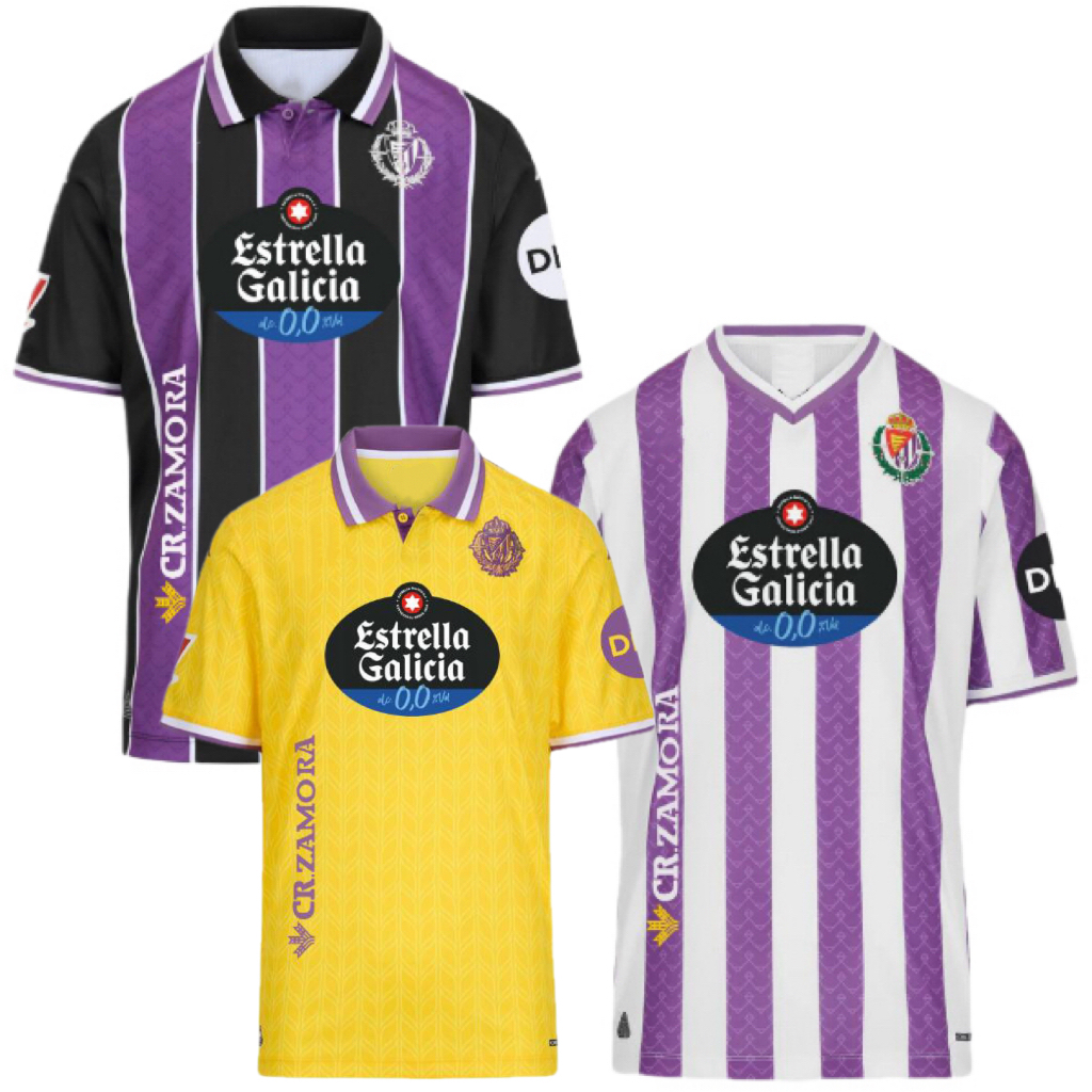 2025 2026 real valladolid soccer jersey M.SYLLA football jerseys MARCOS ANDRE I.SANCHEZ LATASA AMATH S.JURIC uniform de vallado 25 26 man kids kit football shirt