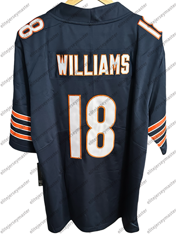 18 Caleb Williams D.J.Moore 15 Rome Odunze Cole Kmet Jaylon Johnson Walter Payton Brian Urlache rPersonalized Customized Football Jerseys Custom Any N