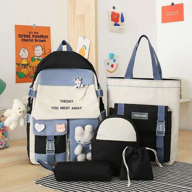 Women's Bags Backpack large capacity new junior high school forest schoolbag casual nylon backpack cute girl one shoulder remedial lesson bag