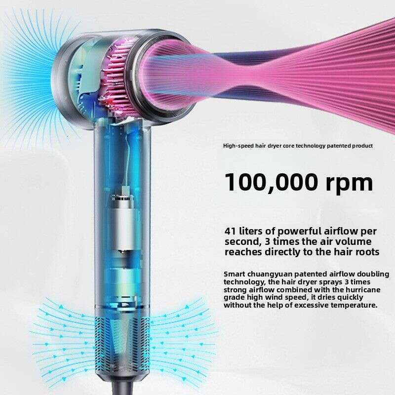 High-Speed Negative Ion Hair Dryer Factory Inspection Silent