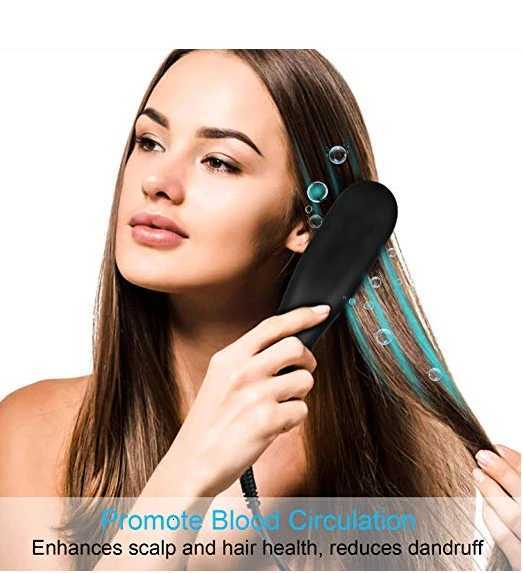 Hot Sale Hair Straightener Brush Electric Flat Iron Permanent Hair Straightener Comb Beard Straightener W250814