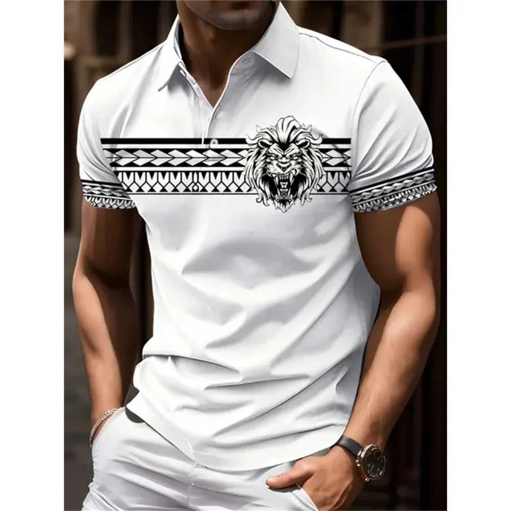Mens Color Block Stripe Short Sleeve Summer Thin Polo Shirt Stylish Zipper Crew Neck Polo Shirt Mens Golf Casual Polo Shirt XJ250804