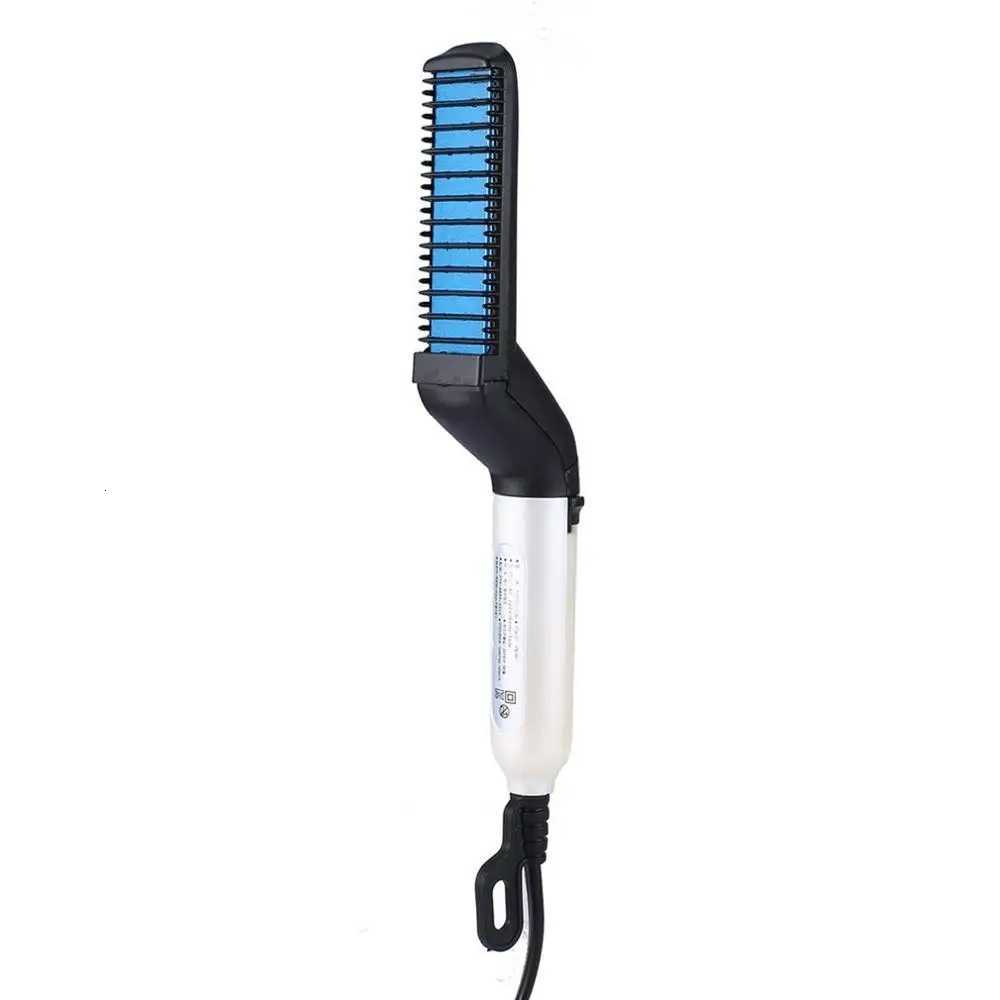 Multifunctional Hair Comb Brush Beard Hair Straightener Electric Heat Beard Straightening Comb Quick Hair Styler For Men W250814