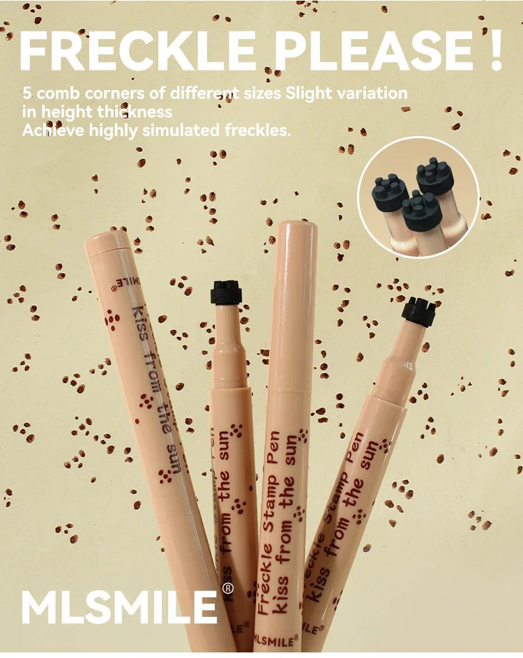 1PC Face Fake Freckles Pen Natural Waterproof Lifelike Fake Freckles Pen for Long Lasting Look Dot Spot Pen Makeup Tool Cosmetic 250813