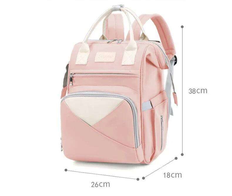 Large Capacity Baby Diaper Bags Fashion Mommy Infant Stroller Hanging Backpacks Multifunctional Portable Backpack