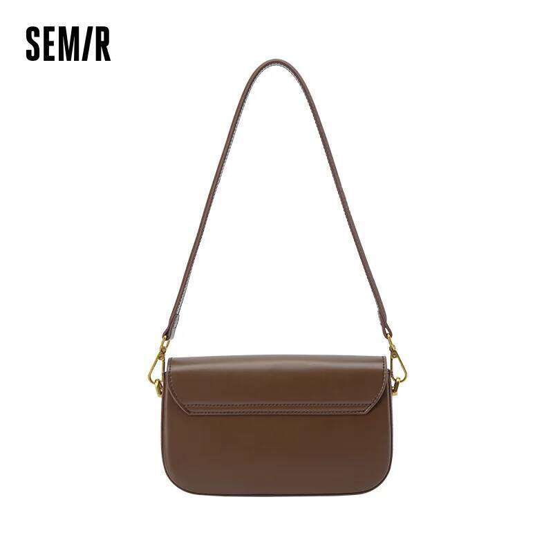 Semir Women Small Square New Crossbody Gentle Tofu French Underarm Fashion Shoulder Bag bag