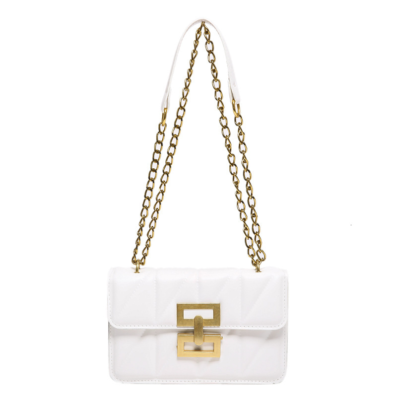 Luxury Brand Designer Bag Single Shoulder Bag Korean Version Quilted Chain Versatile Crossbody Bag Casual Texture Commuter European And American Retro
