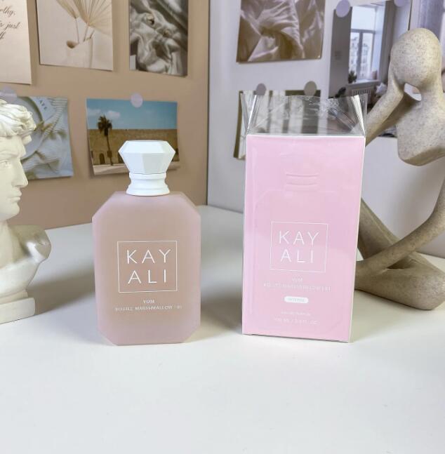 New Kayali Vanilla 28 Perfume Yum Boujee Marshmallow 81 Candy Rock Sugar 42 Fragrance 100ml Eau De Parfum 3. 4oz Long Las ting Smell Man Women Neutral