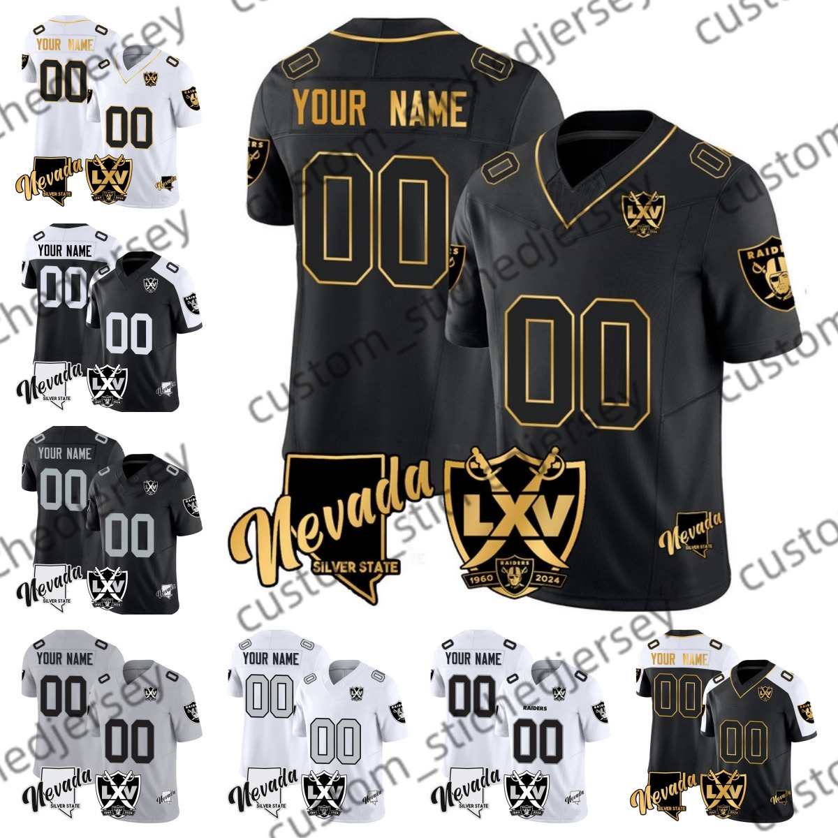 2025 New football 2 Ashton Jeanty Raiderss Jackson Jr.85 98 Crosby 42 Jones Football Jersey 59 Joyner 51 Koonce 23 Laube 96 Laulu 55 Lindenberg 56 Mafi football jersey