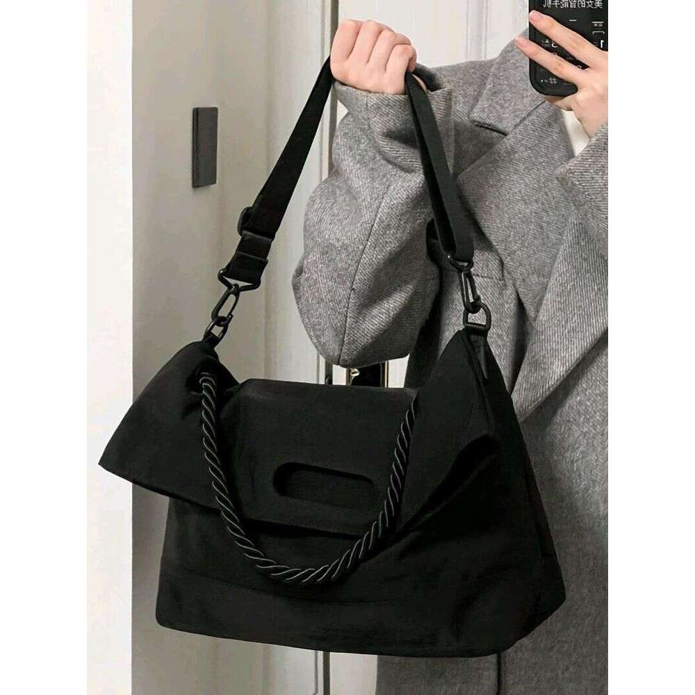 Back To School 2023 Korean Style Nylon Single Shoulder Crossbody Women, New Messenger College Students, Large Capacity
