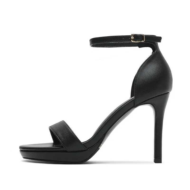 High-heeled Shoes Women Summer Footwear Stiletto Platform Buckle Sandals Elegant Party Dress Women Shoe Small Size 32 Designer W250814
