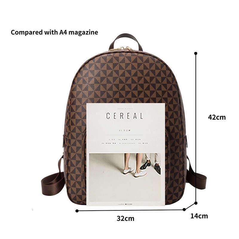 Lacel Urwebin Designer Bags Genuine Leather Fashion punk backpack school bag Luggages unisex backpacks student bags men women Knapsack Mochila Back Pa