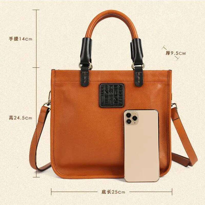 MOTAORA Genuine Cowhide Leather Handbag Shoulder Crossbody Bag Top Handle Large Vintage Designer Purse for Women NEW bag