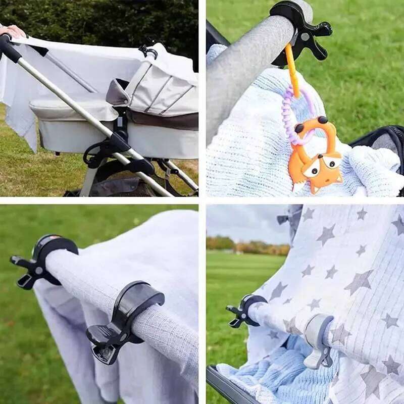 2pcs Multifunctional Clips Toy Baby Cart Carrier Cover Blanket Anti Drop Plastic Clip Stroller Accessories