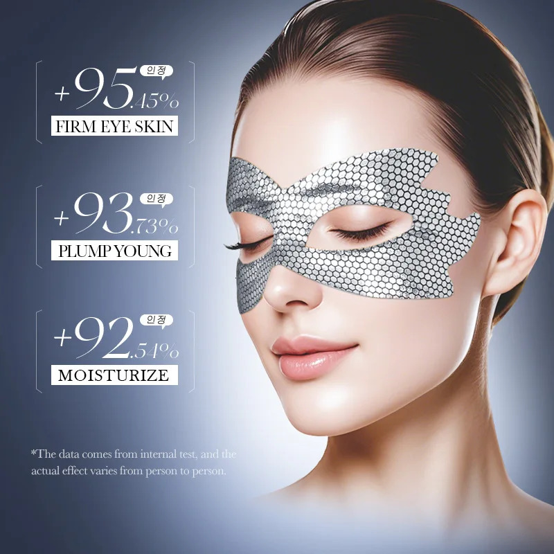 SADOER Caffeine Golden Peptide Eye Mask Dark Circle -aging Eye Patches Korean Skin Care 250813