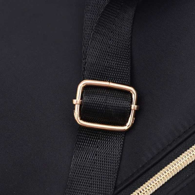 Women Backpack Travel Casual Waterproof Nylon Shoulder Bags Female Large Capacity Handbag Rucksack Black Purse Girls School Pack XJ250814