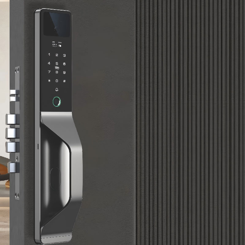 Video intercom fingerprint smart door lock with facial recognition, fingerprint lock with camera, smart digital lock RUBINHR C949-2