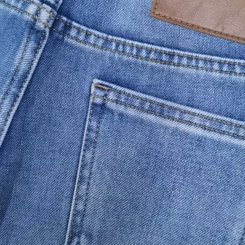 High-Quality Slim-Fit Wide Leg Jeans with High Elastic Stretch