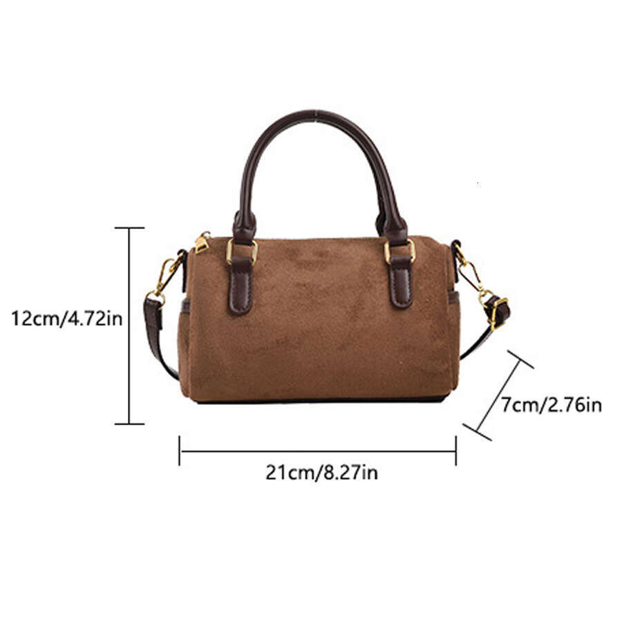 Designer Bags Fashion Women Shoulder Faux Suede Crossbody Bag Luxury Handbag And Purse Pillow Boston Hobos Shopping Bags, high quality single shoulder