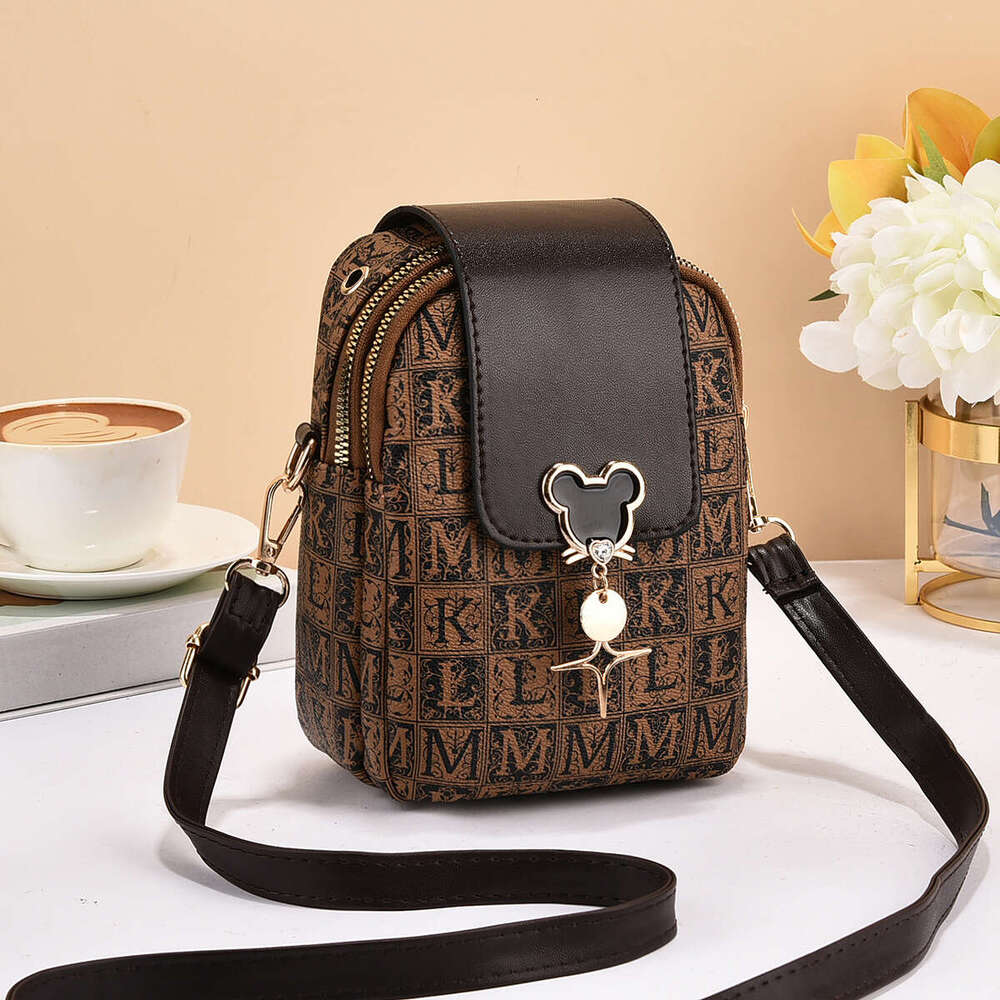 Mobile Phone 2025 Small Women's New Korean Version Versatile Simple Single Shoulder Crossbody Bag Summer