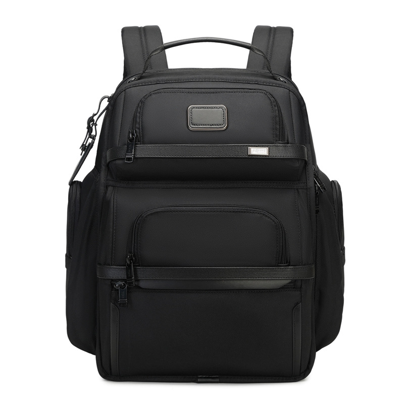 10A mens Designer BACKPACK Large Genuine Leather for Men Women - Stylish Casual Computer Backpack with Premium Design Blue and Black 1502