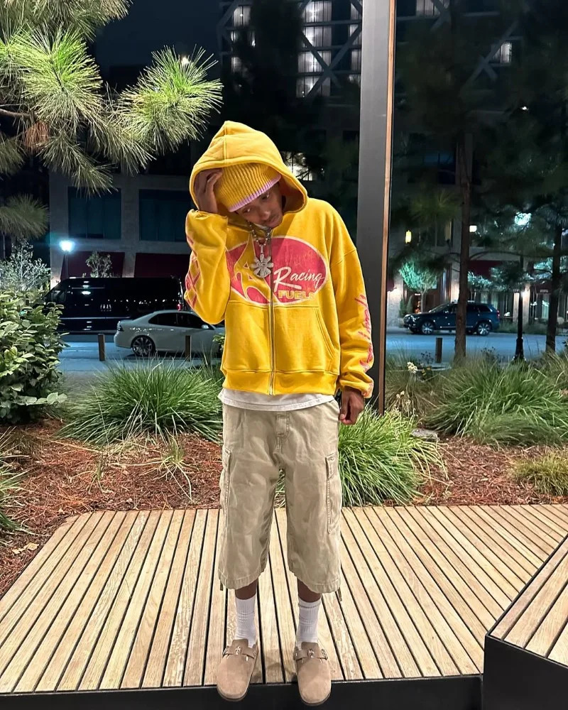 American Retro Casual Versatile Letter Print Oversized Zipper Hoodie Men Y2k Hip-hop High Street Trendy Sweatshirt Women 250813