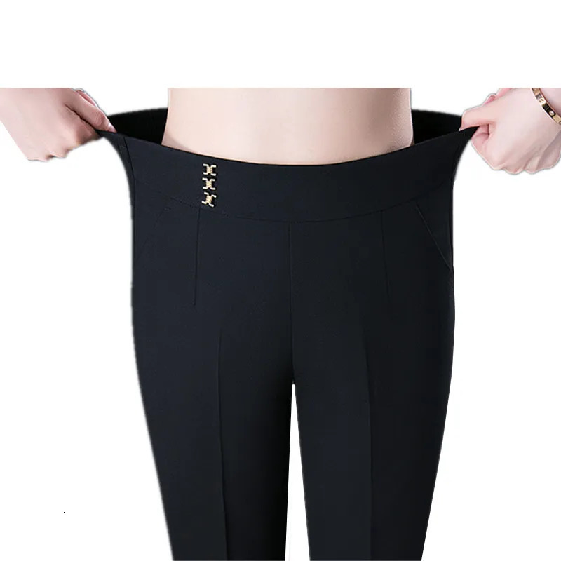 High Waist Black Harem Pants for Women Comfortable XSXXXL Asian Size Gray Ladies AnkleLength 250808