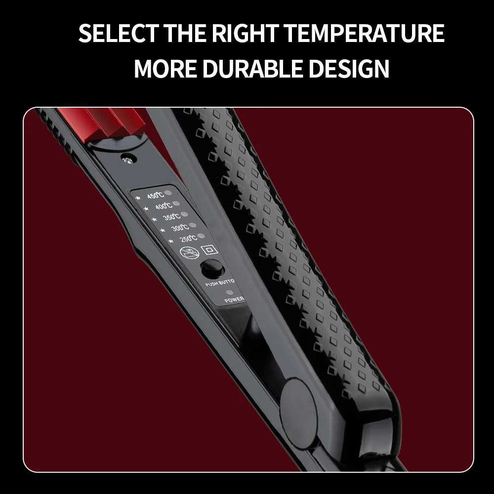 Professional Electric Hair Curling Iron 140-220 PTC Heater Hair Crimper Curler Corn Plate Fluffy Wand Crimping Perm Splint Salon W250814