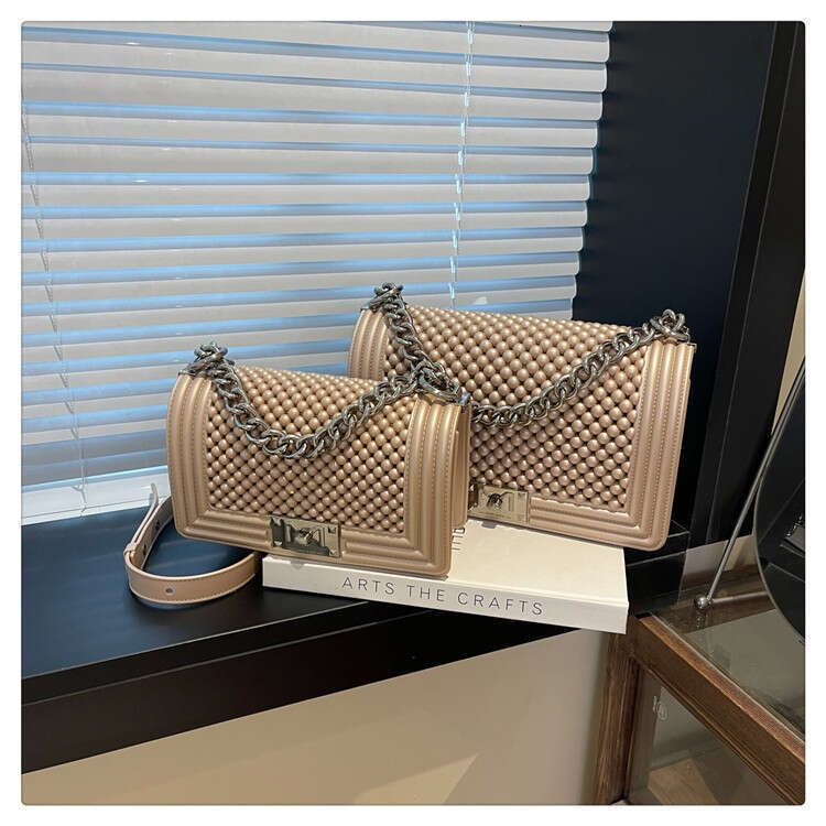 Designer bag Luxury bag Shoulder Crossbody 2025 Fashion Versatile Hot Mom Quilted Chain pearl Bag