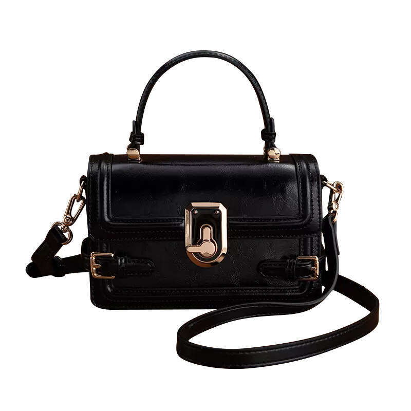 Colored Handheld Box for Spring 2024 Versatile Women's One Shoulder Bag, Small and end, High Sense Crossbody Bag